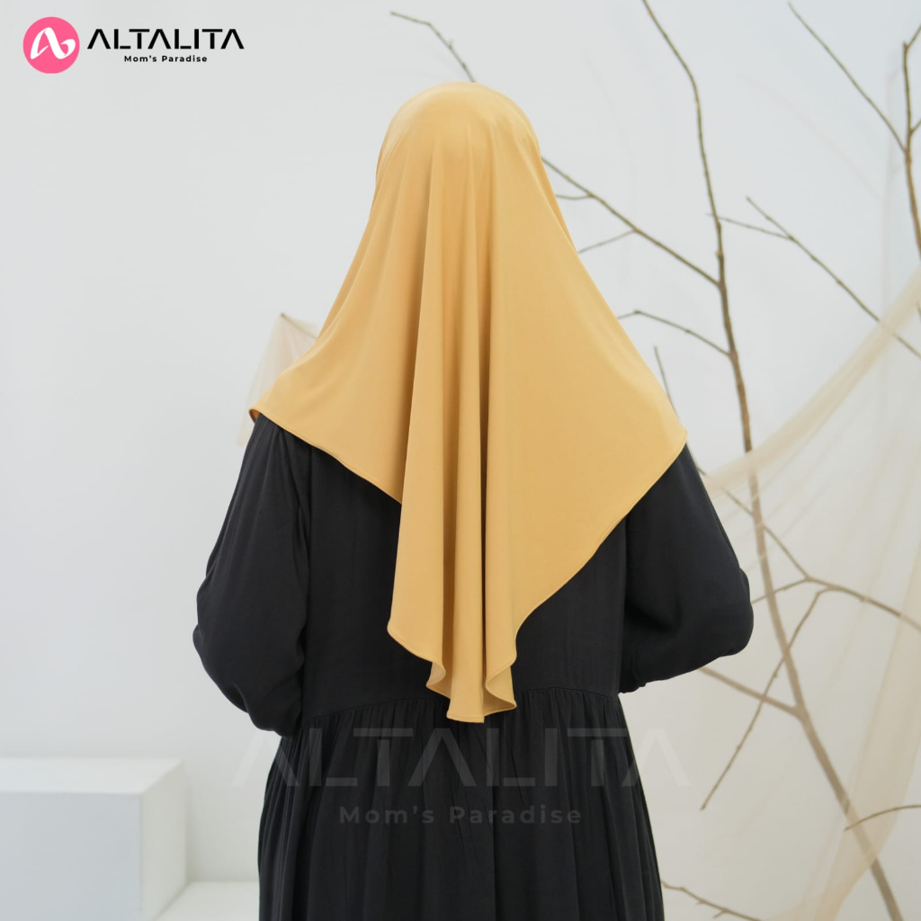 Altalita - Kerudung Bergo Instan Qanita Penguin Size L Jilbab Sport Hamidah Menutup Dada Terbaru Hijab Instan Jersey Premium Cocok Untuk Sekolah Olahraga Volly Futsal Senam dan Sehari-Hari