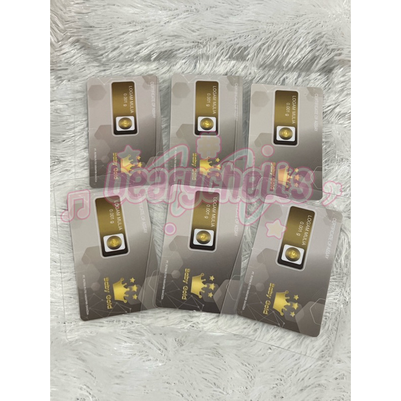 Logam Mulia Mini Baby Gold 0.001 gram