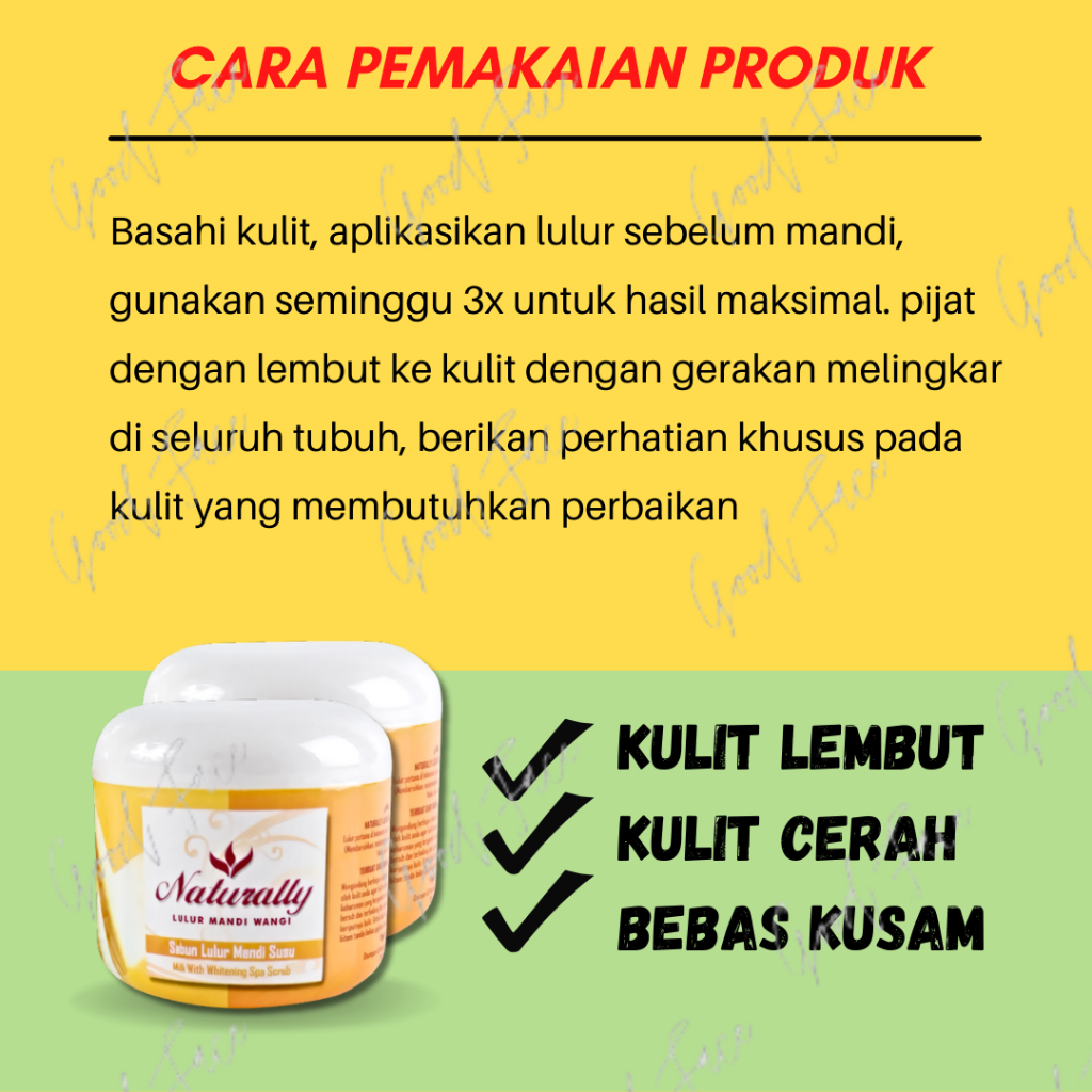 Naturally Sabun Lulur Mandi Susu