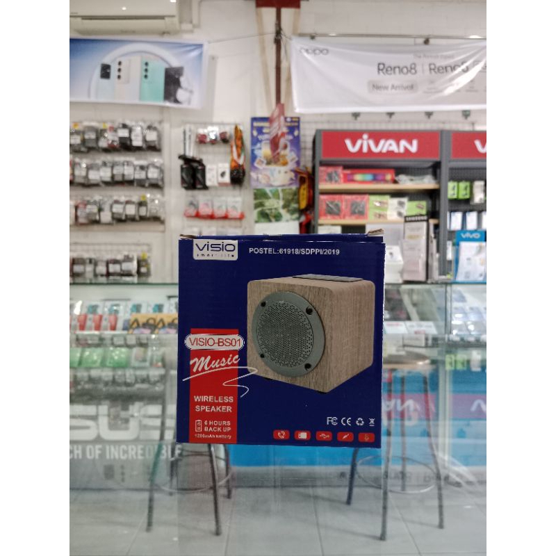Speaker Wireless Visio-Bs01 bagus dan berkualitas