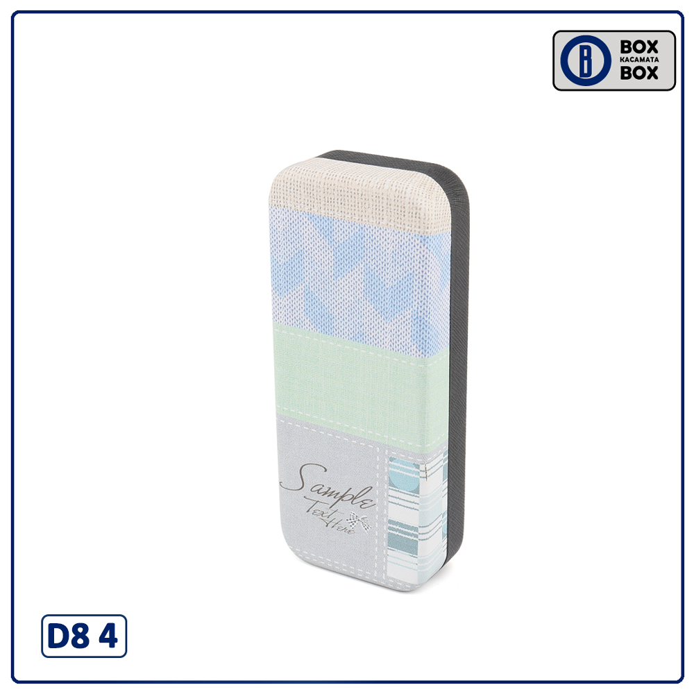 Box / Tempat Kacamata Cepuk Magnet Hardcase Motif Aesthetic Soft Cute Colorful D8