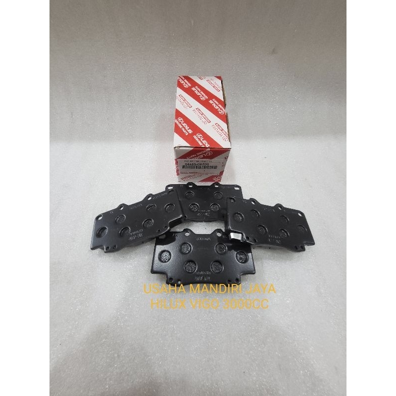 Brake pad depan Toyota Hilux 04465-0K020 Kampas rem depan HILUX VIGO 3000CC