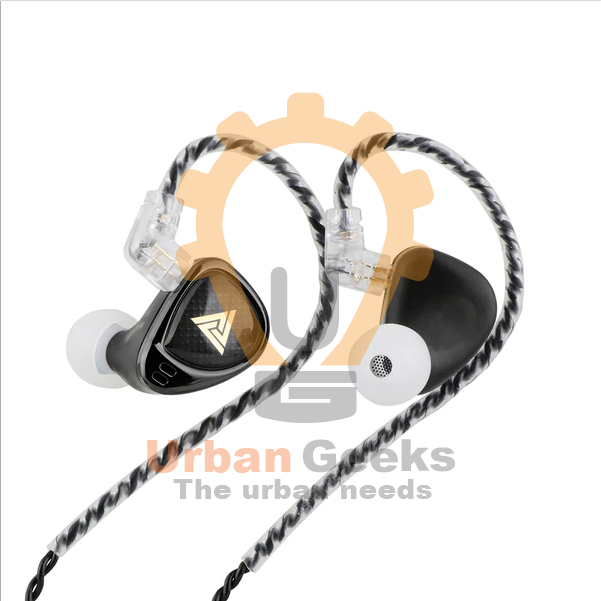 Earphone QKZ x HBB Khan 2DD Dynamic Driver HiFi IEM Earphone