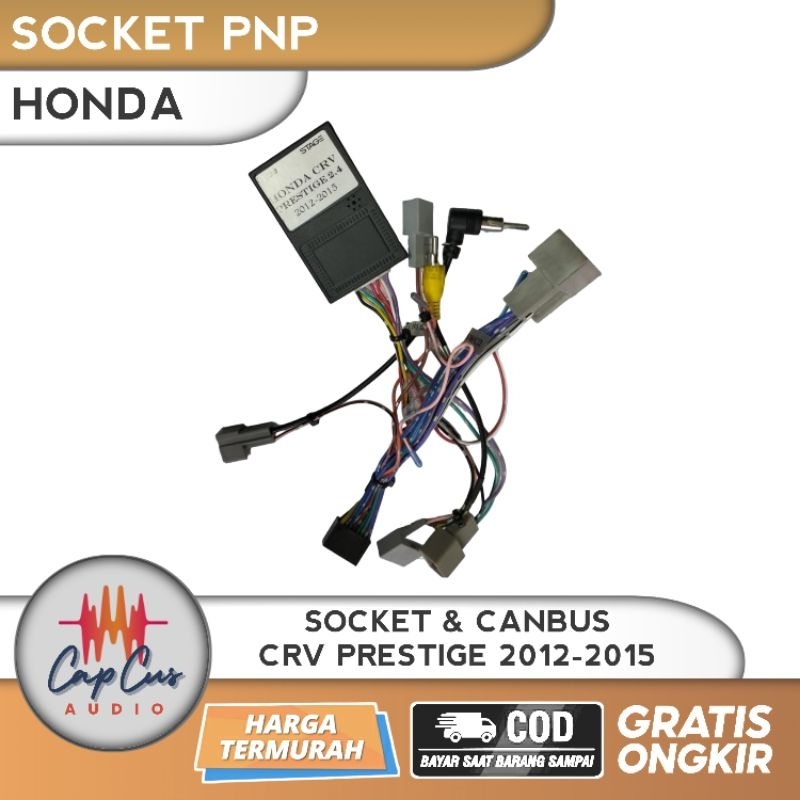 SOCKET PNP & CANBUS HONDA CRV PRESTIGE 2012 - 2015 / CANBUS & SOCKET