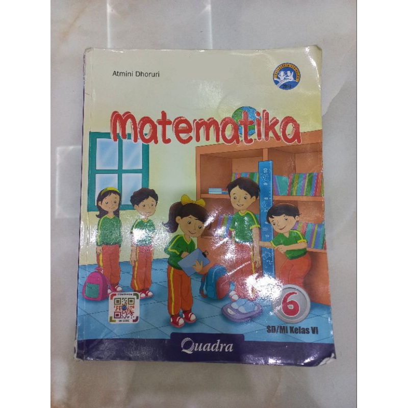 Buku Matematika SD kelas 6 K13 Quadra