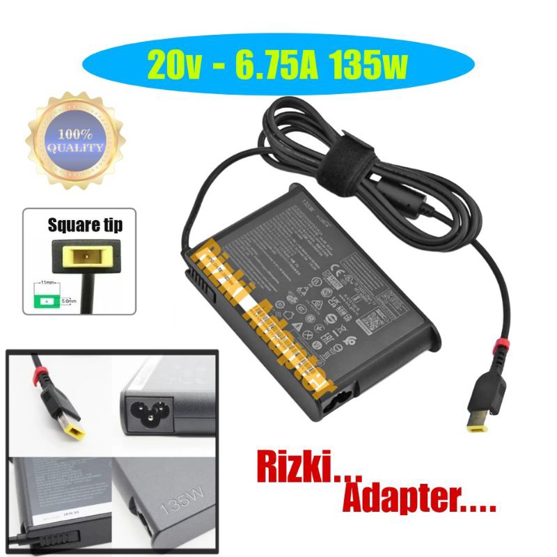 Adapter Charger Laptop Lenovo Y520-15IKB Y520-15IKBN Y520-15IKBA Y530-15ICH Y530-15ICH-1060 Y7000P Y7000P-1060 20v 6.75A