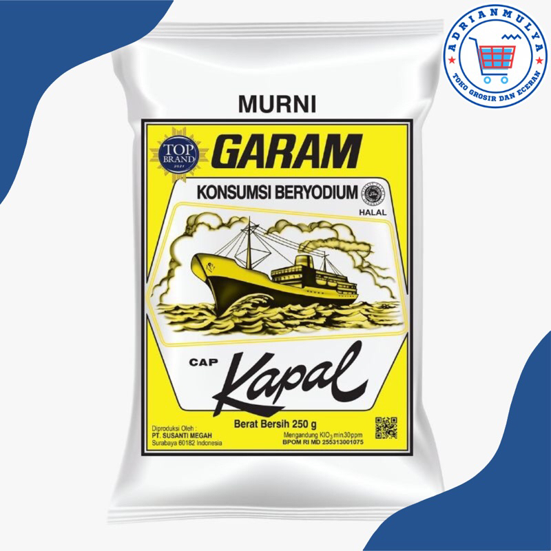 

Garam Kapal Beryodium 250g Murah