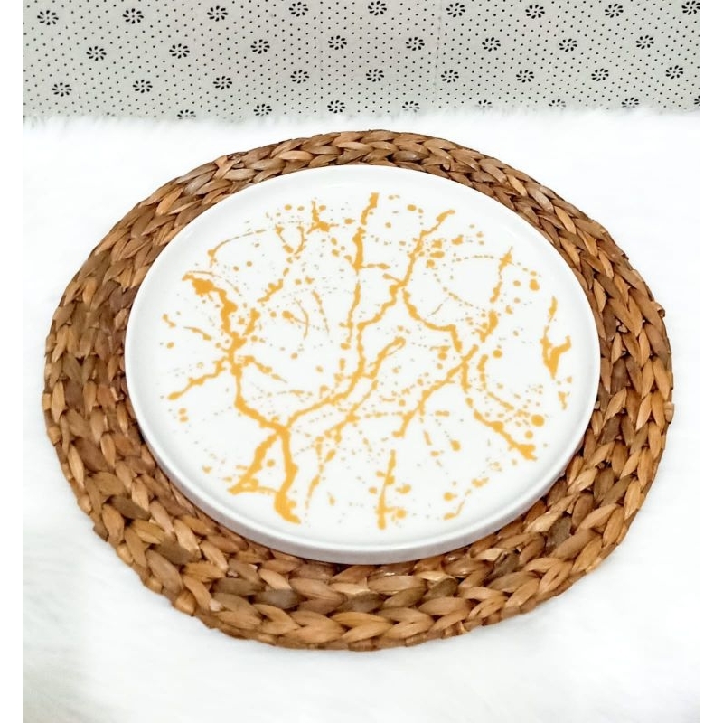 Piring Keramik Salad - Salad Plate - Stack Salad Plate Ink 9.