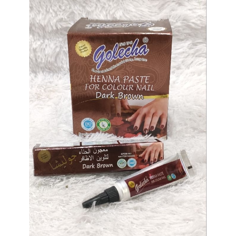 GOLECHA HENNA KUKU / GOLECHA NAIL TUBE HENNA PASTE FOT COLUR NAIL