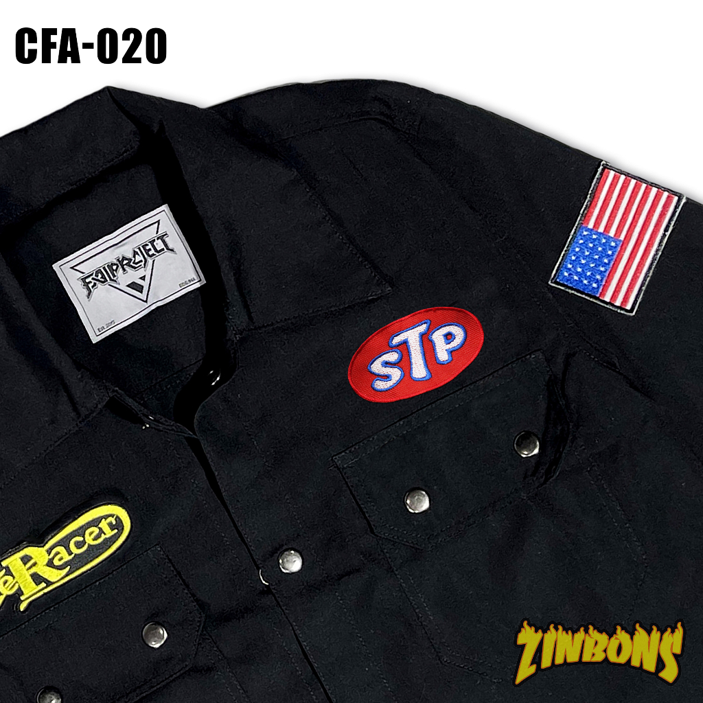 SEMI PARKA PATCH STP &amp; CAFE RACER JAKET SEMI PARKA PRIA &amp; WANITA