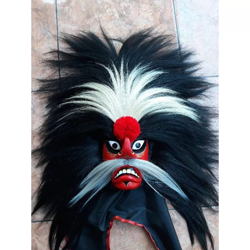 Ganongan pakem rambut tebal sintetis