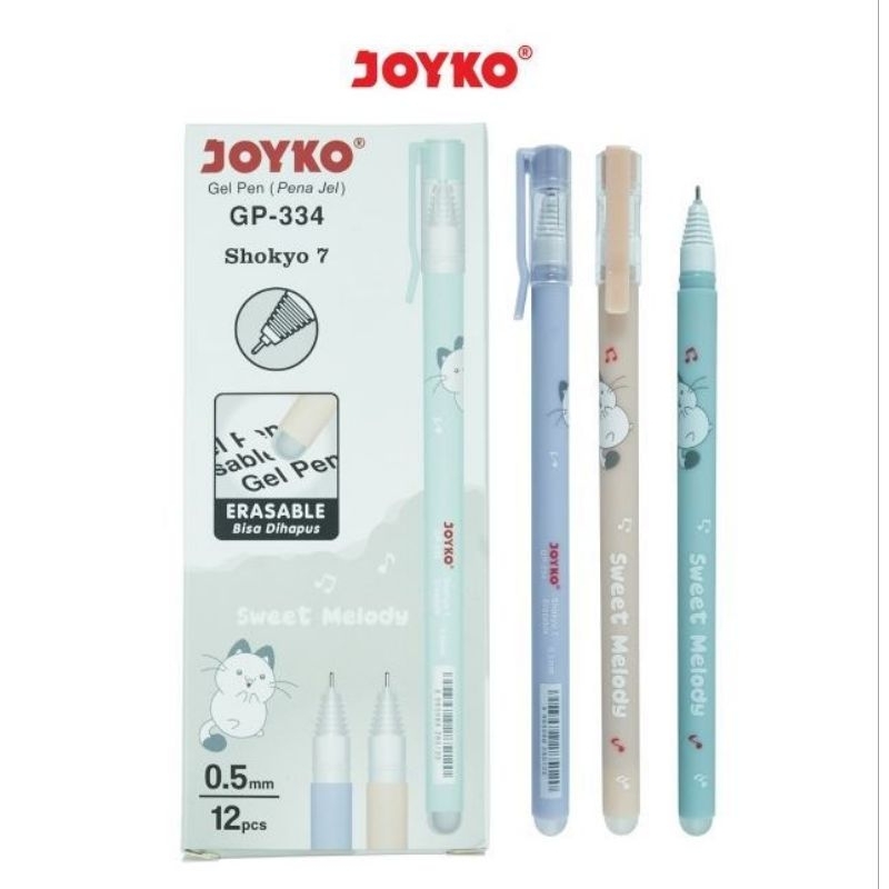 

Joyko Pen GP-334 Shokyo 7 Gel Erasable Pulpen Bisa Dihapus /0,5 mm