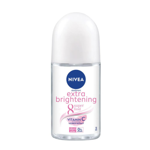 Nivea Deodorant Extra Brightening Roll On Deodoran Wanita 25ml / 50ml