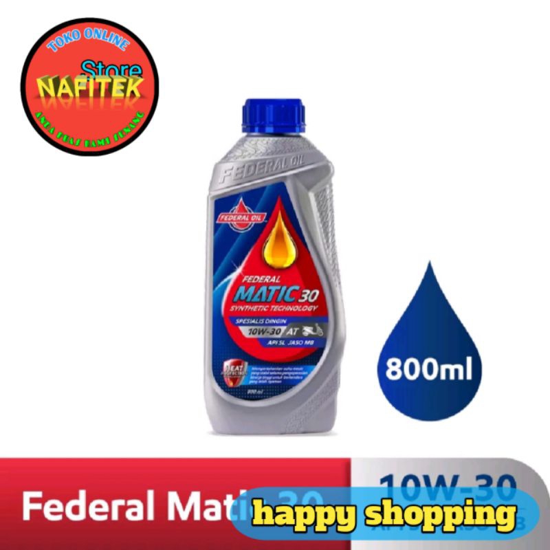 Oli Federal Matic 30 Spesialis Dingin 800ml