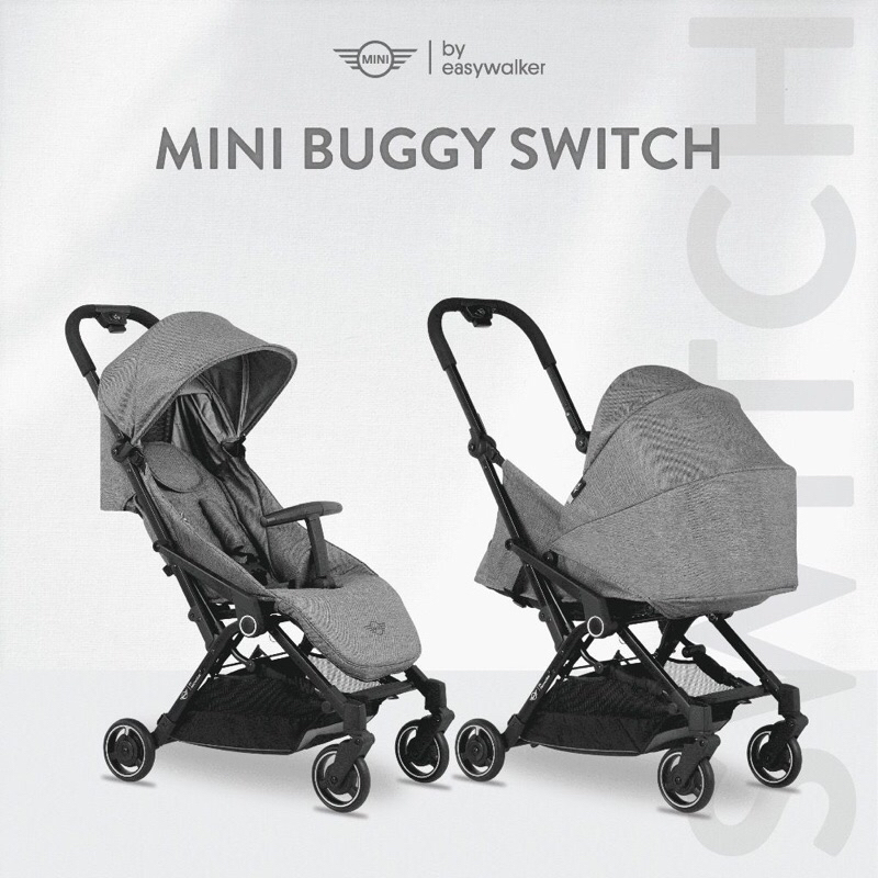 Easywalker MINI BUGGY SWITCH Stroller (Cabin Sized) KERETA DORONG BAYI / STOLLER BAYI / TIDURAN / TRAVEL