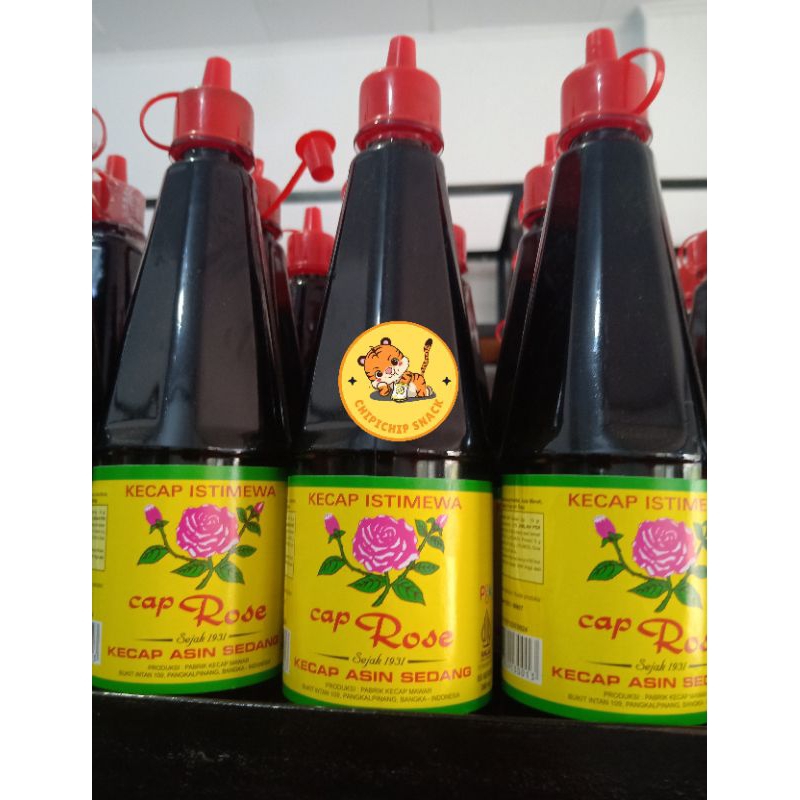 

KECAP ASIN BANGKA CAP ROSE 300ML / KECAP ASIN BANGKA CAP MAWAR / SIJIU ASLI BANGKA CAP MAWAR ROSE