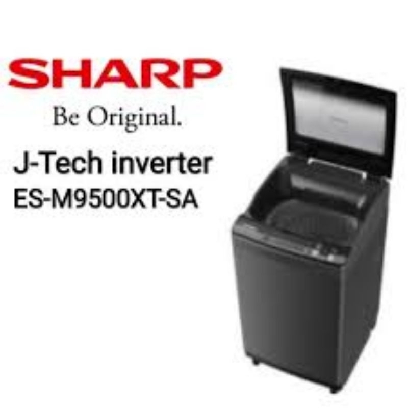 SHARP MESIN CUCI OTOMATIS TOP LOADING INVERTER 9,5KG ES-M9500XT