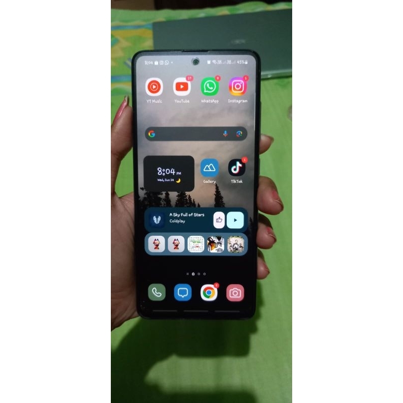 Samsung Galaxy A51 8GB + 256 GB Haze Crush Silver