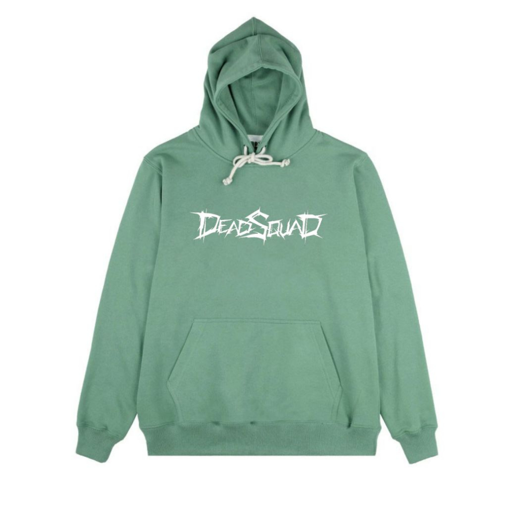 COD - Jaket Sweater Hoodie Pullover Sage Green Deadsquad M.L.XL.XXL Original Distro