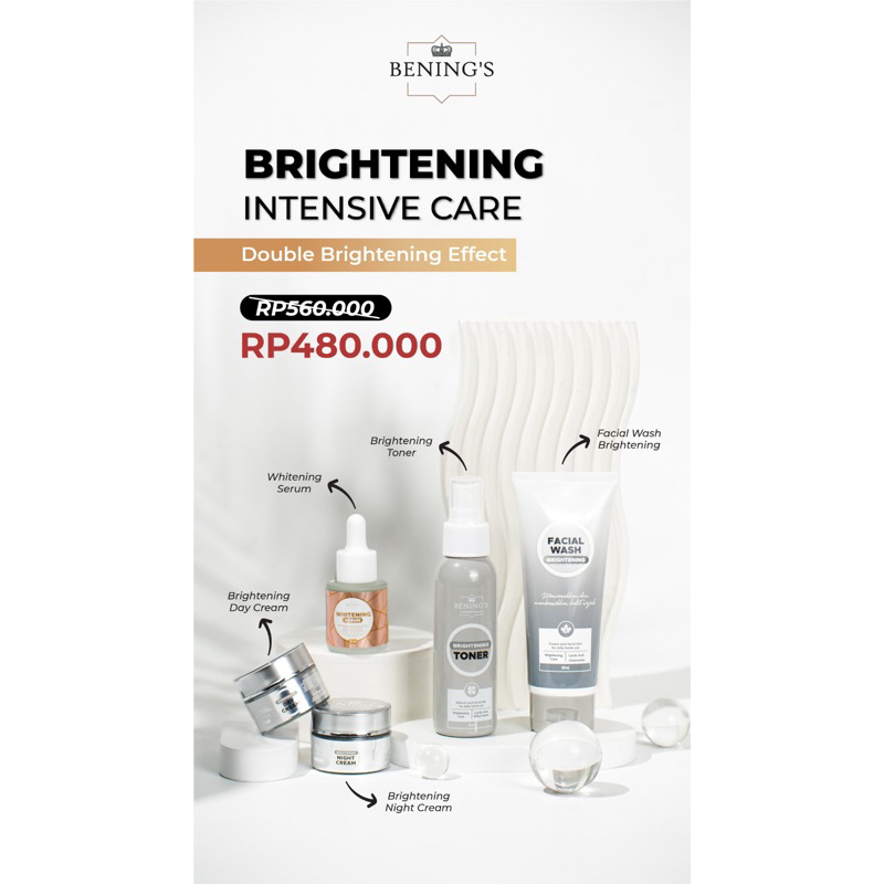 BRIGHTENING SKINCARE + WHITENING SERUM SALE!! DR. OKY PRATAMA BENING’S ( brightening intensive care)