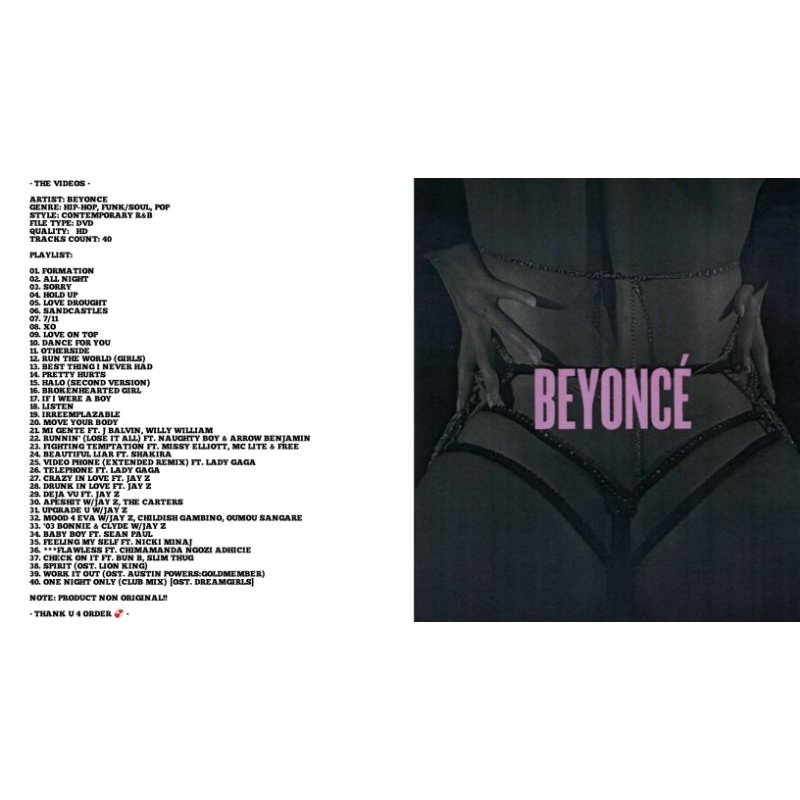 Beyonce the videos album dvd