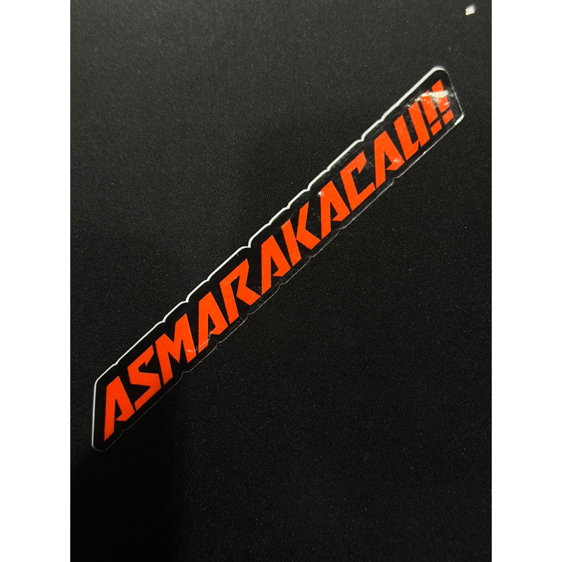 STIKER ASMARA KACAU PRINT