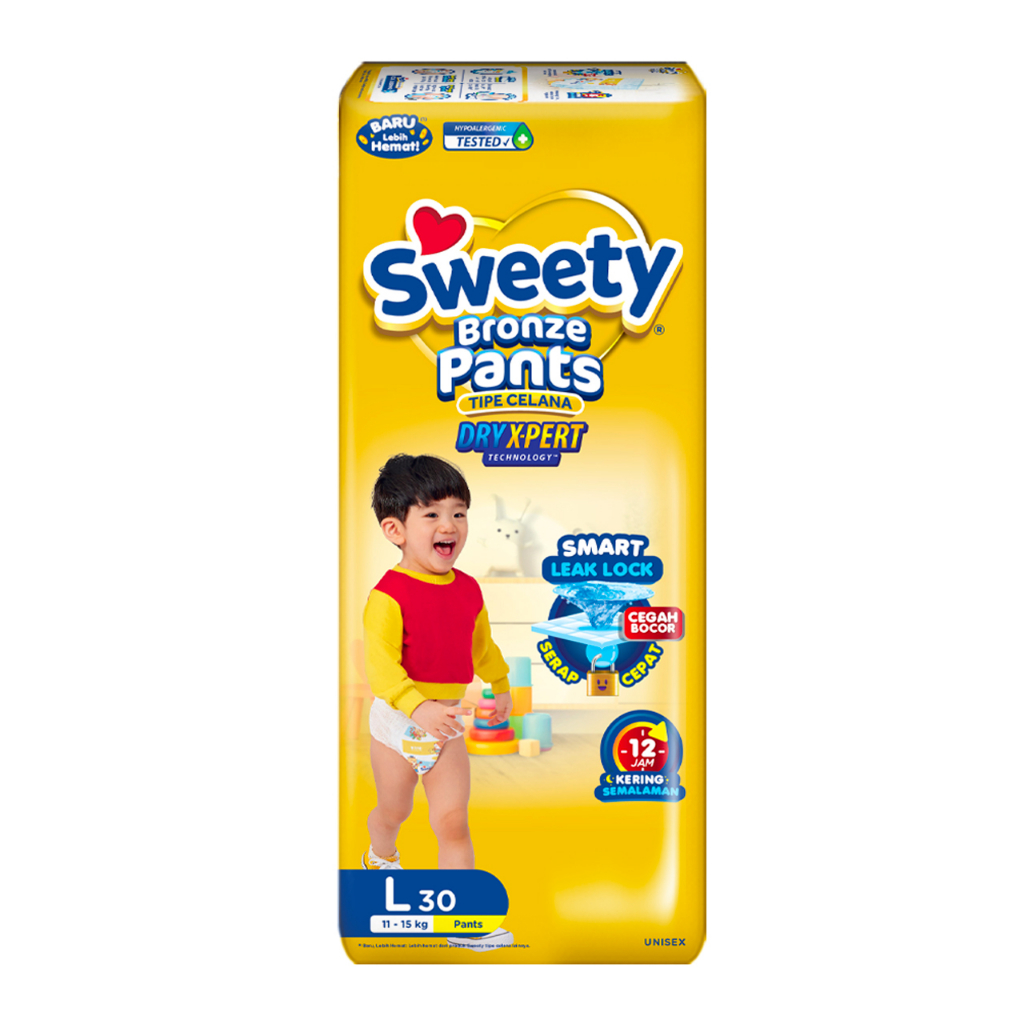 # Pampers Sweety Bronze Pants / Popok Bayi [Ukuran L28]