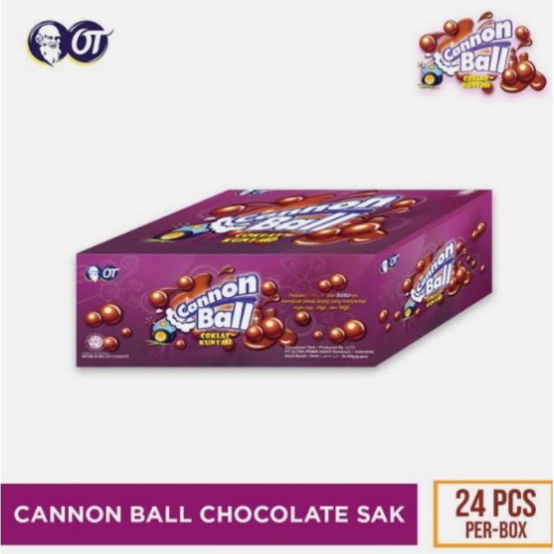 

CANON BALL Cokelat Kunyah 1Box isi 24pcs