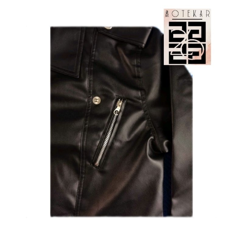 jaket ramones pria / jaket kulit premium pria / stylis changcuters