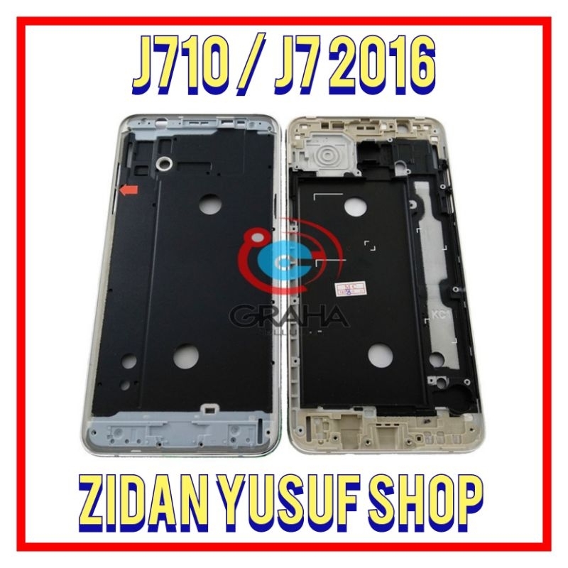 FRAME BAZAL BEZZEL TULANG TATAKAN LCD SAMSUNG GALAXY J710 / J7 2016