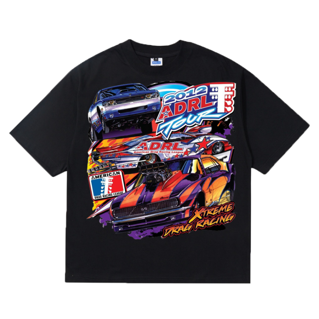 Kaos Nascar 2012 ADRL Tour | Kaos Nascar Vintage | Kaos Nascar Oversize | Baju Nascar Rumble | Kaos 