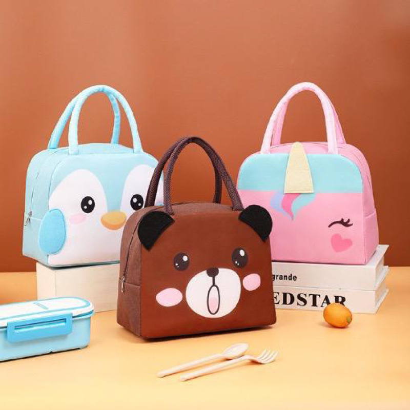 Tas Bekal Makanan / Tempat Bekal Makan Karakter Lucu Cute