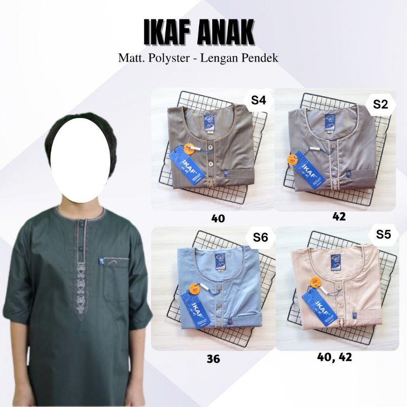 GAMIS ANAK IKAF | Jubah Ikaf anak laki-laki | Jubah Anak Muslim