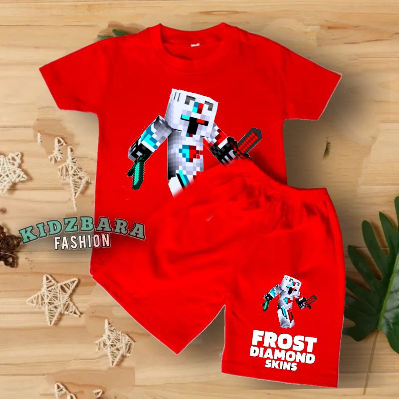 STELAN ANAK KAOS DAN CELANA PENDEK FROST DIAMOND KAOS ANAK LAKI LAKI