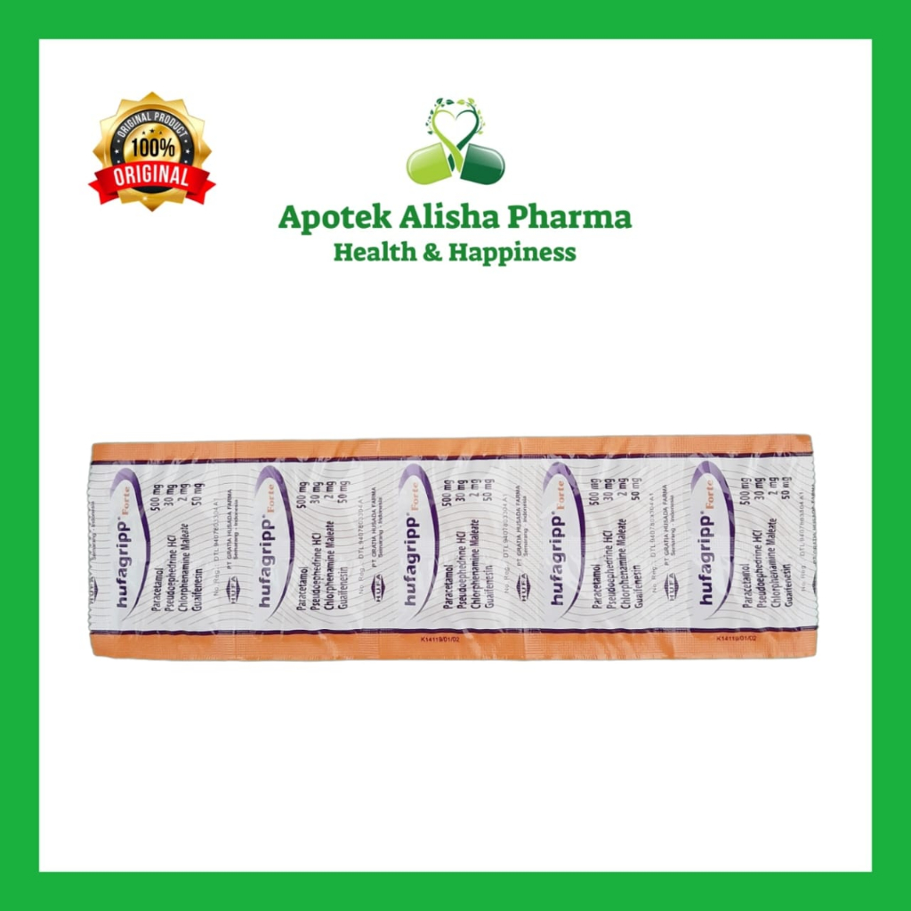 HUFAGRIPP TMP (MERAH) HUFAGRIPP BATUK PILEK (HIJAU) HUFAGRIPP FLU (KUNING) HUFAGRIPP PILEK (BIRU) SYRUP 60ml HUFAGRIP TABLET - Hufagrip Sirup Obat Penurun Demam / Panas Pilek Flu dan Batuk Anak Parasetamol Ibuprofen