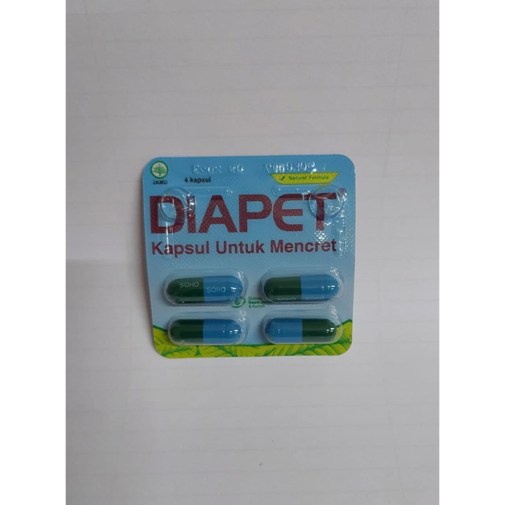 Diapet 4 kapsul Obat Diare