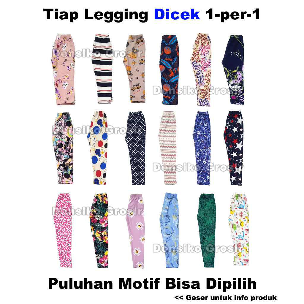 Legging Anak (3L) Motif Bisa Dipilih Celana Legging Anak Perempuan