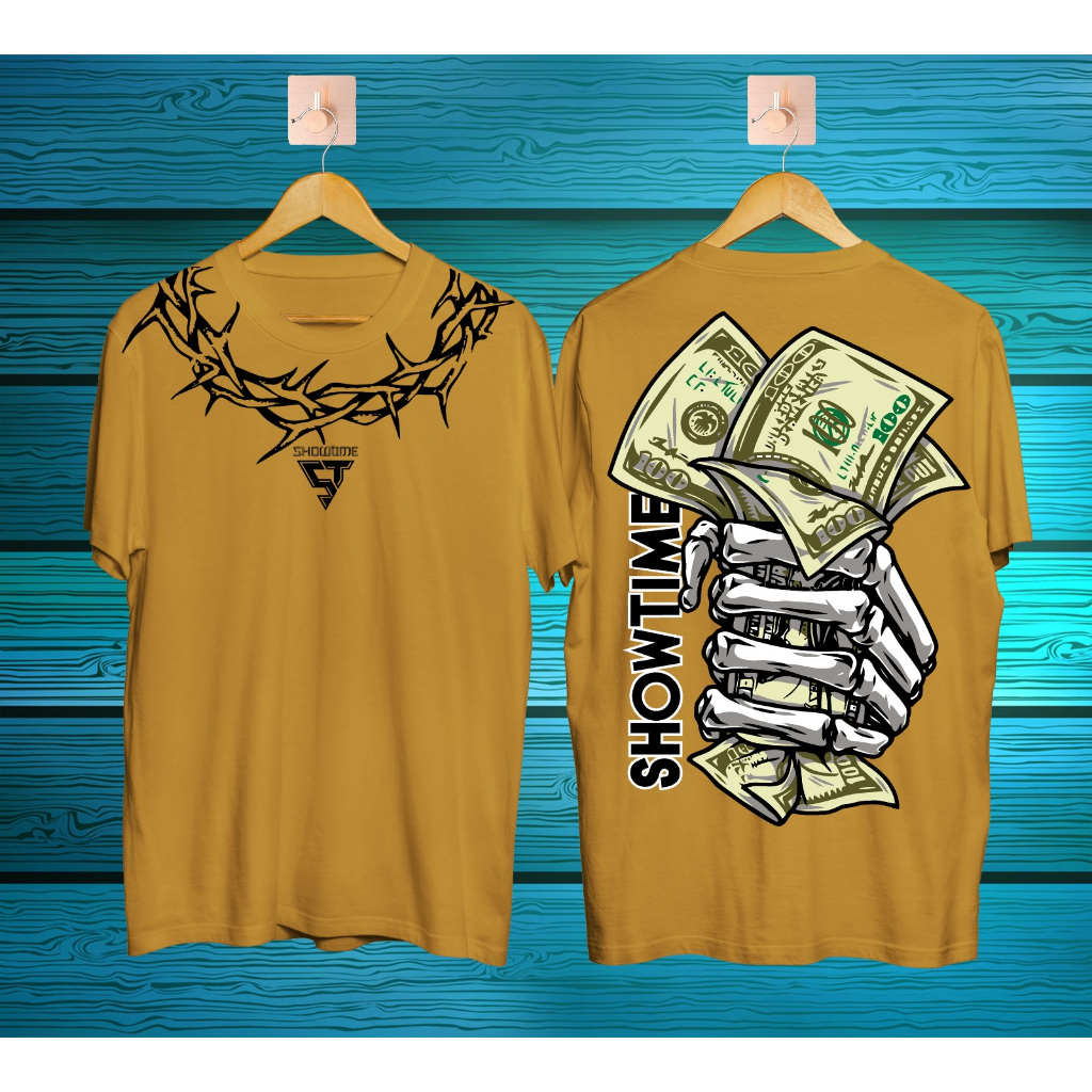 F35 SHOWTIME MONEY DOLLAR/ KAOS UNISEX/ TSHIRT KEREN/ JUNPONSHOP