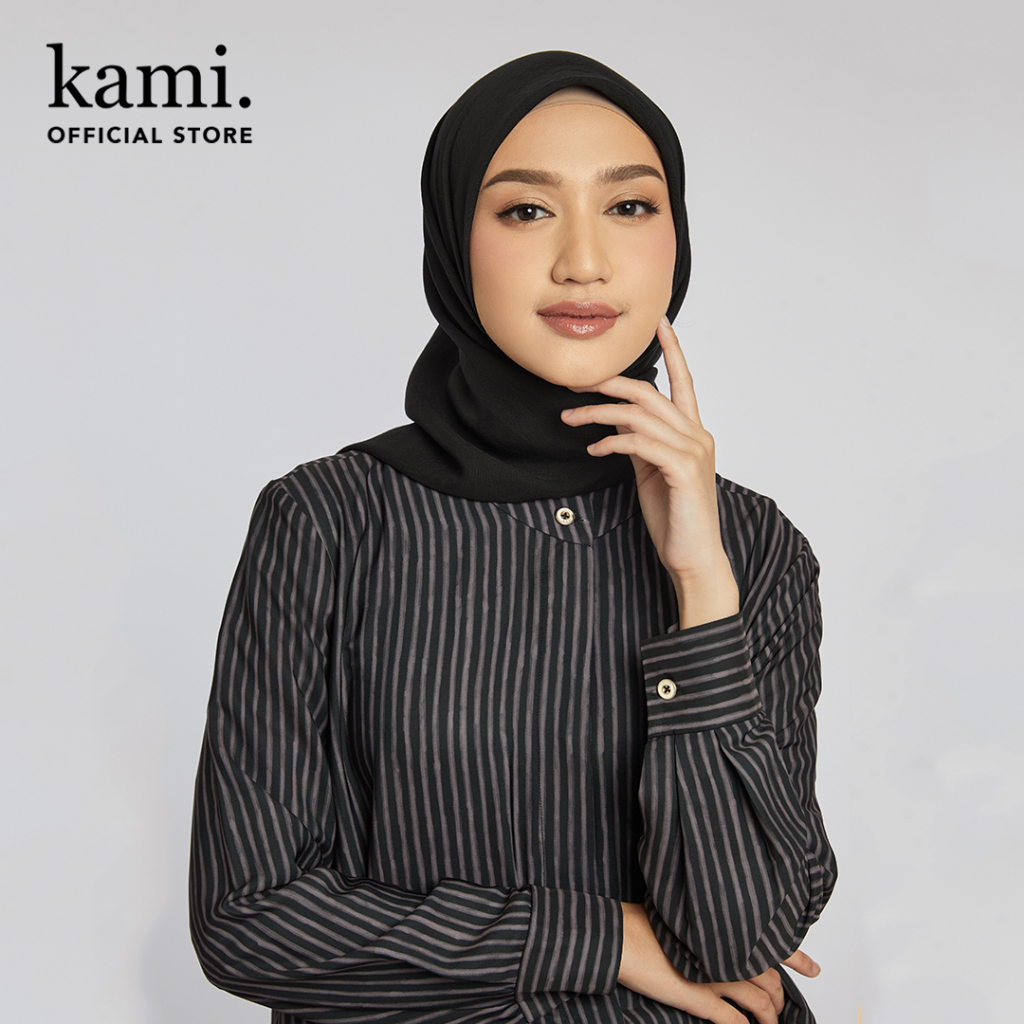 Kami Delicate Paris Scarf Plain Hijab Segi Empat Paris