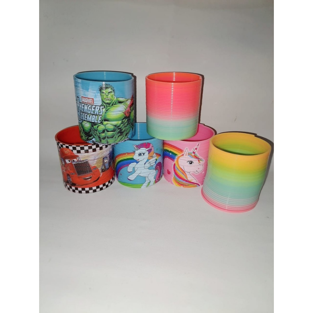 MAINAN SPRING RAINBOW SPRING LITTLE PONY MAINAN SPRING SLINKY KARAKTER