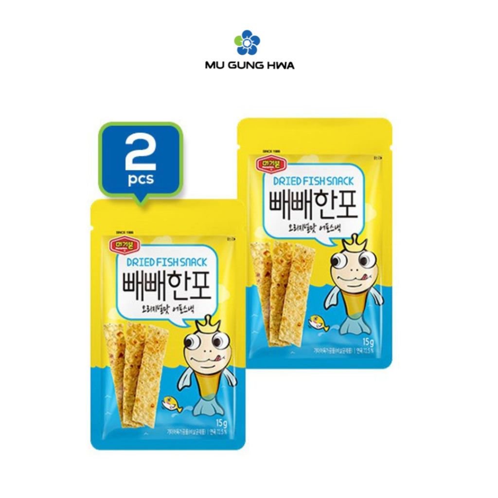

Murgerbon Dried Fish Snack Original Flavour - 15g/2pcs