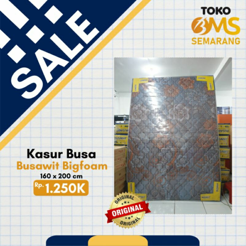 Kasur busa Busawit by bigfoam uk 160 ortopedic rebonded bigland