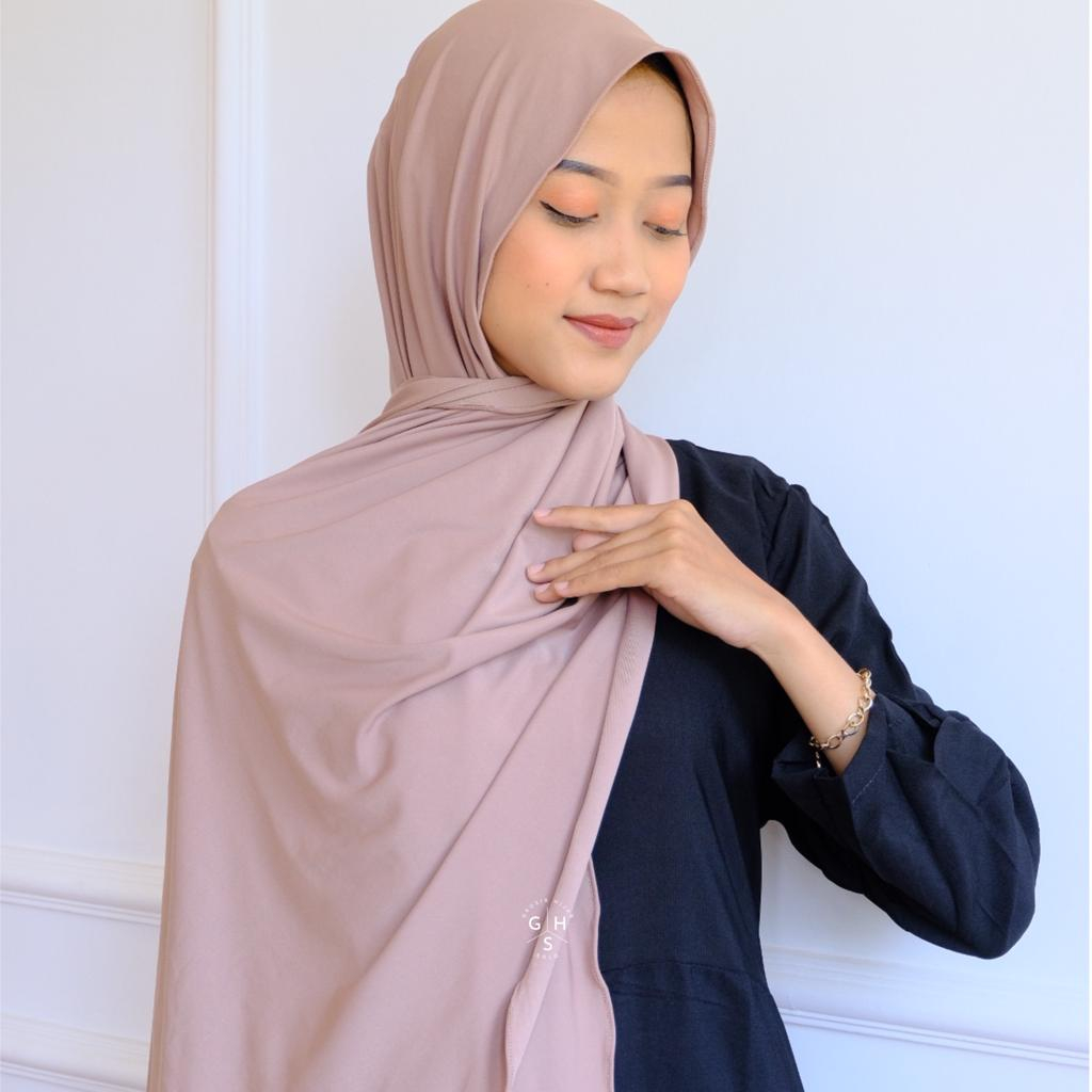 KANIYA HIJAB PASHMINA MLEYOT JILBAB INSTAN KAOS JERSEY FLOWY PREMIUM (KJI)