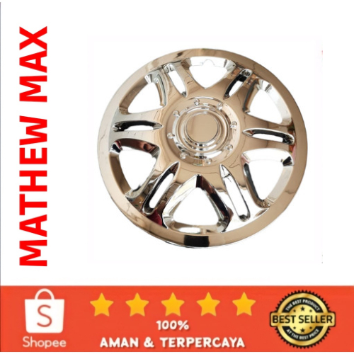 Wheel Dop Cover Chrome Dop Velg Ring 12,13,14,15 Inch LOWIN Universal