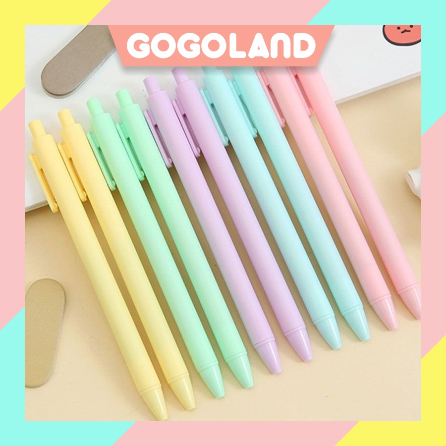

⭐Gogoland⭐ PULPEN MEKANIK POLOS PASTEL PENA LUCU PEN KARAKTER BOLPEN UNIK S078