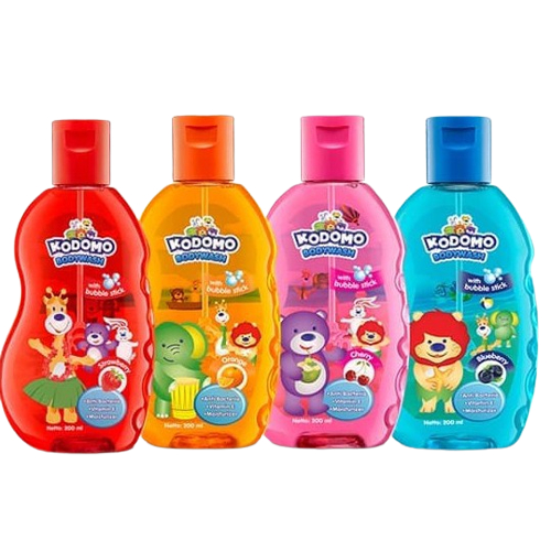 KODOMO Bodywash dengan stik bubble 200ml / KODOMO Shampoo &amp; Conditioner 200ml