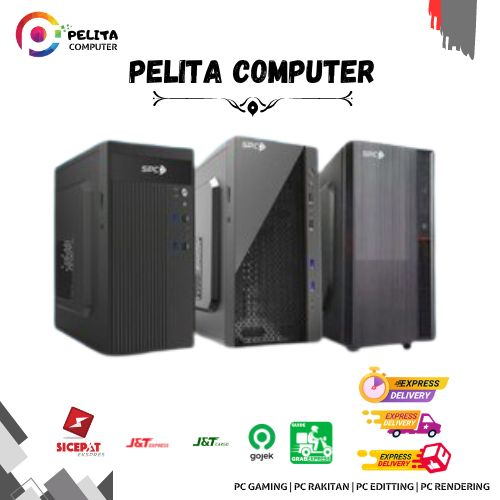 Pc intel i5 10400 ddr 4 16gb ssd 256gb hdd 500gb office kantor all shope rakitan murah komputer computer gen 10