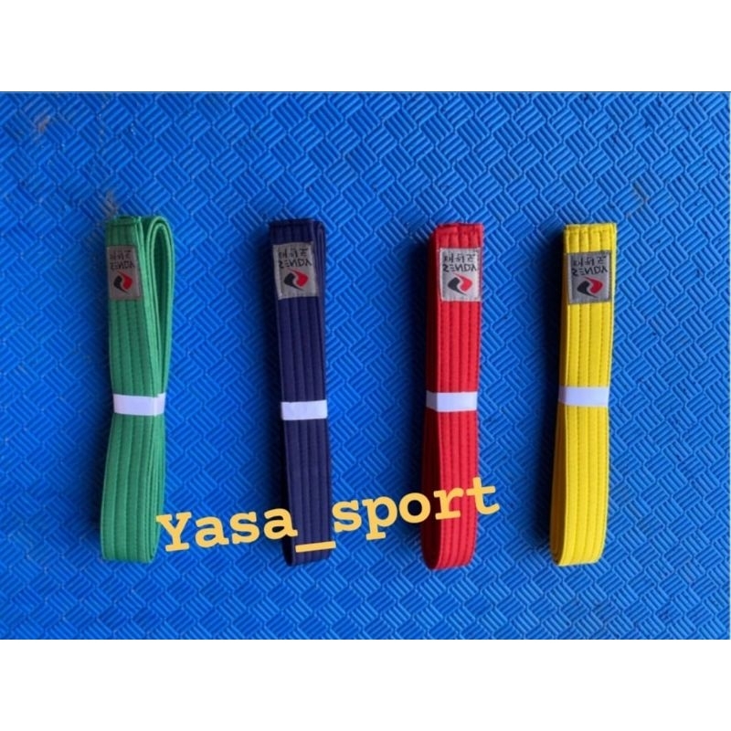 Sabuk Taekwondo Sendy Pemula // Sendy Sabuk Taekwondo Pemula // Sabuk Warna Taekwondo Sendy // Sabuk