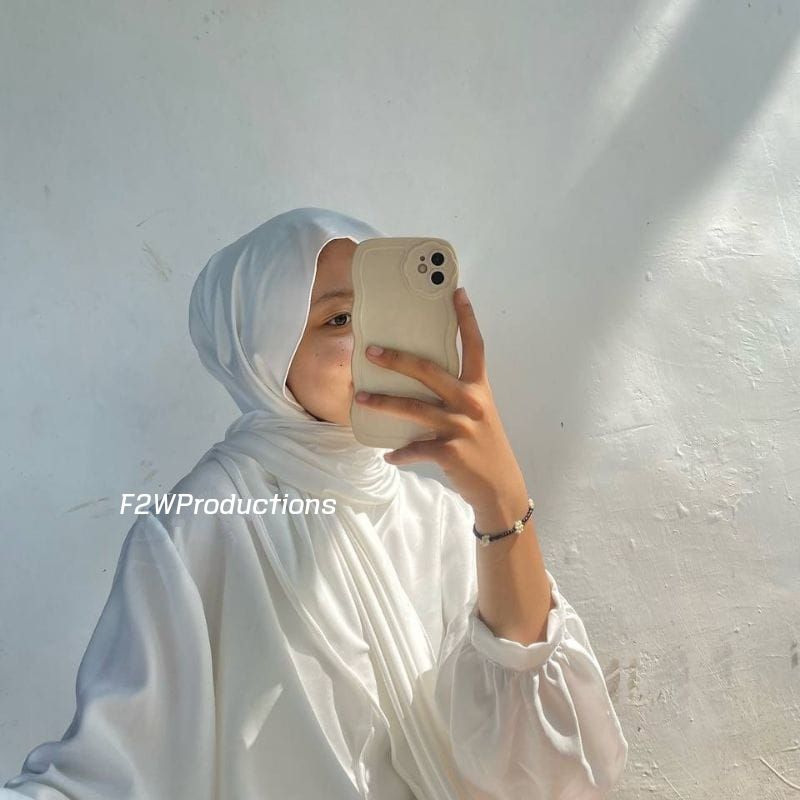 Pashmina Kaos Jersey Premium Pashmina Rayon Premium Adem