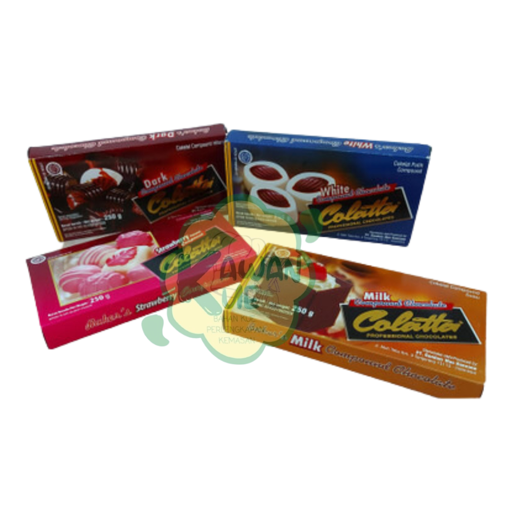 

COLATTA CHOCOLATE COMPOUND KEMASAN 250 GR / COKLAT BATANG